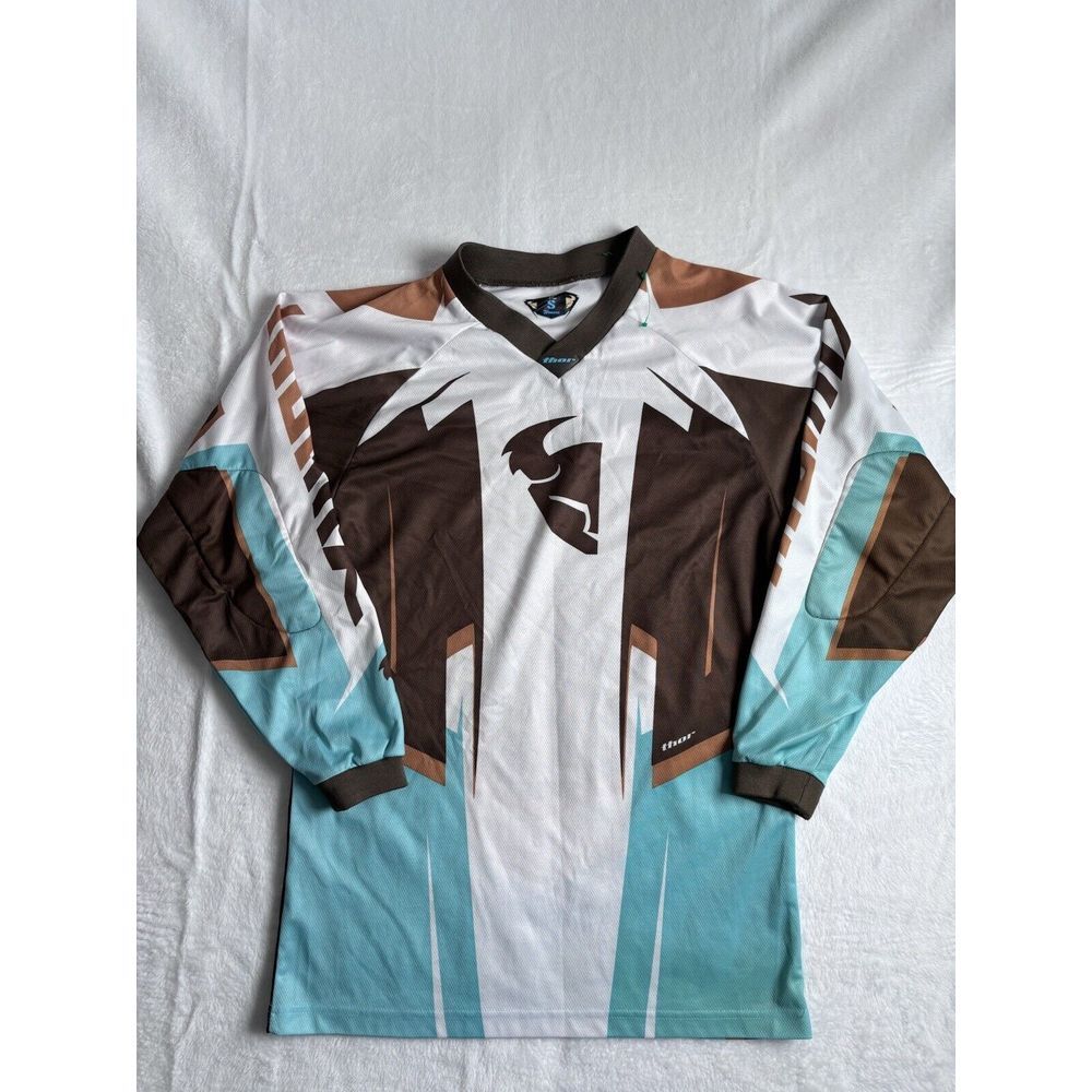 Thor Long Sleeve Active Jersey Women's Small‎ Padded Sleeves